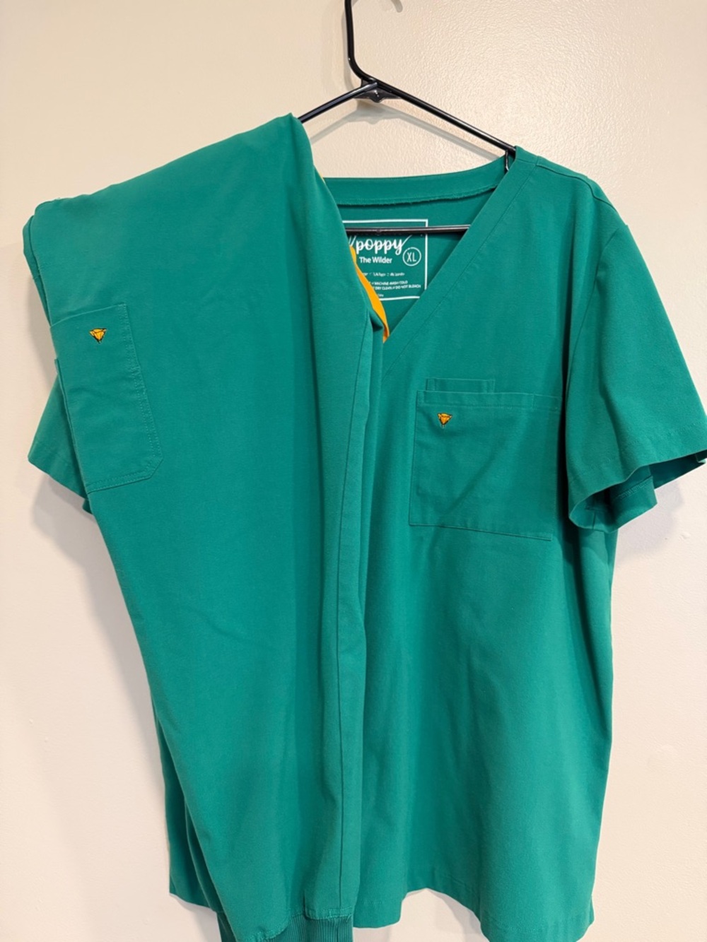 Poppy The Wilder Hunter Green Scrub Set XL